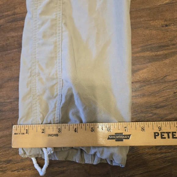 Kuhl Freeflex Move Pants Women Size 4 Tan Ruche Straight Adjustable Hem Outdoor - Picture 6 of 7